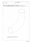 TOTO T80L38 商品図面 分解図 大便器用洗浄管（埋込連結 38mm） 分解図1