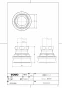 TOTO T82CR32D 商品図面 施工説明書 分解図 大便器用スパッド(32mm、再生水用) 商品図面1