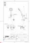 TOTO TBV01S04J 商品図面 壁付サーモスタット混合水栓（エアイン120めっき） 商品図面1
