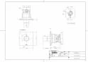 TOTO TBV02103J 商品図面 切り替えバルブ（機能部+埋込部） 商品図面1