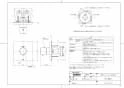TOTO TBV02401J 商品図面 壁付サーモスタット混合水栓(機能部） 商品図面1