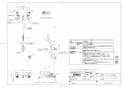 TOTO TBV03405J 取扱説明書 商品図面 施工説明書 【廃番品】壁付サーモスタット混合水栓 商品図面1