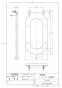 TOTO TC111Z#NW1 商品図面 分解図 普通便座（バリアフリー便器用） 商品図面1