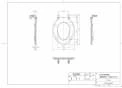 TOTO TC30#NW1 取扱説明書 商品図面 幼児用普通便座 商品図面1