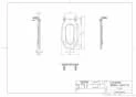 TOTO TC31R#NW1 取扱説明書 商品図面 幼児用普通便座 商品図面1