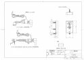 TOTO TCF5504A#NW1+TCA353 取扱説明書 商品図面 施工説明書 分解図 ウォシュレットPS1An 商品図面1