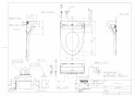 TOTO TCF5504AEY#NW1 取扱説明書 商品図面 施工説明書 分解図 ウォシュレットPS1An 商品図面1