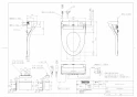 TOTO TCF5504AUY#NW1 取扱説明書 商品図面 施工説明書 分解図 ウォシュレットPS1An 商品図面1