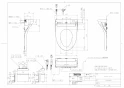 TCF5514ADY 取扱説明書 商品図面 施工説明書 分解図 ウォシュレットPS1A 商品図面1