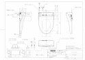 TOTO TCF5524AD#NW1 取扱説明書 商品図面 施工説明書 分解図 ウォシュレットPS2An 商品図面1