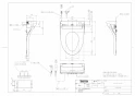 TCF5524AY+TCA348 取扱説明書 商品図面 施工説明書 分解図 ウォシュレットPS2An 商品図面1