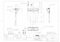 TOTO TCF5830ADPS#NW1 取扱説明書 商品図面 施工説明書 分解図 ウォシュレット アプリコットP AP2A 商品図面1