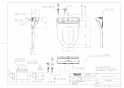 TOTO TCF5830ADYS#NW1 取扱説明書 商品図面 施工説明書 分解図 ウォシュレット アプリコットP AP2A 商品図面1