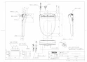 TOTO TCF5830AES#NW1 取扱説明書 商品図面 施工説明書 分解図 ウォシュレット アプリコットP AP2A 商品図面1