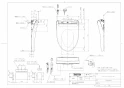 TOTO TCF5830AUS#NW1 取扱説明書 商品図面 施工説明書 分解図 ウォシュレットアプリコットP 商品図面1