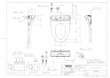 TOTO TCF5830AUYS#NW1 取扱説明書 商品図面 施工説明書 分解図 ウォシュレット アプリコットP AP2A 商品図面1