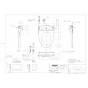 TOTO TCF5831ADPR#NW1 商品図面 分解図 ウォシュレットアプリコットP AP2A 商品図面1