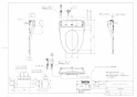TOTO TCF5831ADY#NW1 取扱説明書 商品図面 施工説明書 分解図 ウォシュレット アプリコットP AP2A 商品図面1