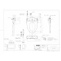 TOTO TCF5831AUPR#NW1 商品図面 分解図 ウォシュレットアプリコットP AP2A 商品図面1