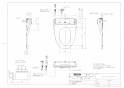 TOTO TCF5831Y#NW1 取扱説明書 商品図面 施工説明書 分解図 ウォシュレット アプリコットP AP2 商品図面1
