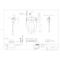 TOTO TCF5831YR#NW1 商品図面 分解図 ウォシュレットアプリコットP AP2 商品図面1
