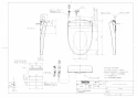 TOTO TCF5871#NW1 取扱説明書 商品図面 分解図 ウォシュレット アプリコットP AP3F 商品図面1