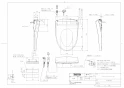 TOTO TCF5871AC#NW1 取扱説明書 商品図面 施工説明書 分解図 ウォシュレット アプリコットP AP3AF 商品図面1