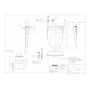 TOTO TCF5881#NW1 商品図面 分解図 ウォシュレットアプリコットP AP2AF 商品図面1