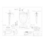 TOTO TCF5881AE#NW1 商品図面 分解図 ウォシュレットアプリコットP AP2AF 商品図面1