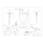 TOTO TCF5881AU#NW1 商品図面 分解図 ウォシュレットアプリコットP AP2AF 商品図面1