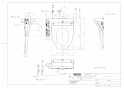 TOTO TCF588Y#NW1 商品図面 ウォシュレットP 商品図面1