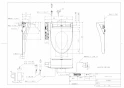 TOTO TCF589AE#NW1 取扱説明書 商品図面 施工説明書 ウォシュレットP 商品図面1