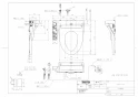 TOTO TCF589AEY#NW1 取扱説明書 商品図面 施工説明書 ウォシュレットP 商品図面1