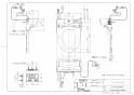 TOTO TCF6542AKP#NW1 取扱説明書 商品図面 施工説明書 分解図 ウォシュレットS1A 商品図面1