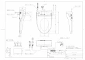 TOTO TCF6543AF#NW1 取扱説明書 商品図面 施工説明書 ウォシュレットS1A 商品図面1