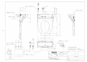 TOTO TCF6553AKP#NW1 取扱説明書 商品図面 施工説明書 分解図 ウォシュレットS2A 商品図面1