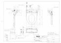 TOTO TCF6553P#NW1 取扱説明書 商品図面 施工説明書 分解図 ウォシュレットS2 商品図面1