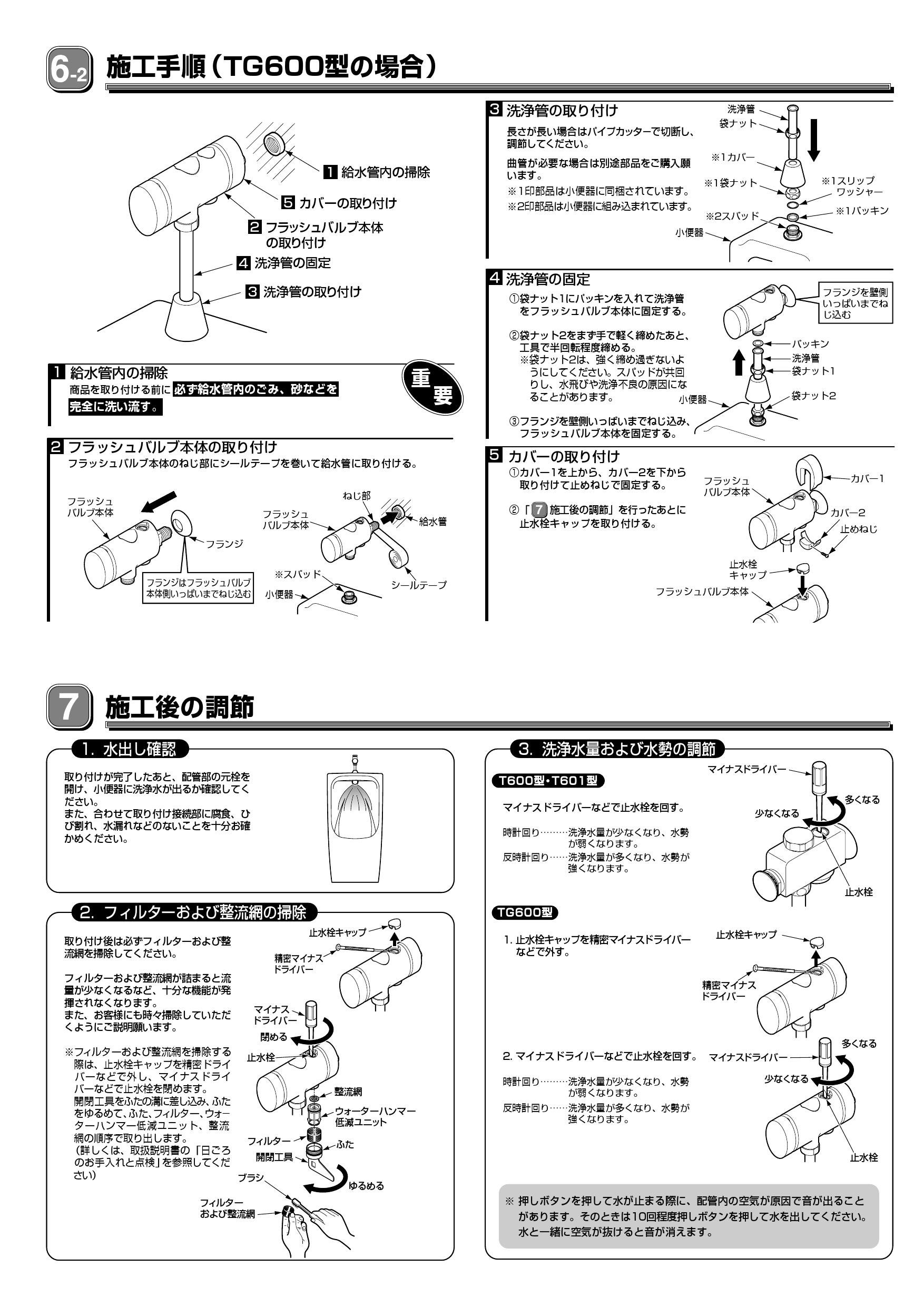 Toto Tg600pn取扱説明書 商品図面 施工説明書 通販 プロストア ダイレクト