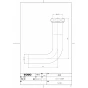 TOTO TH506 商品図面 分解図 連結管 商品図面1