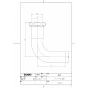 TOTO TH507 商品図面 分解図 連結管 商品図面1