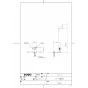 TOTO THD84 商品図面 ブラケット（タンク床固定用） 商品図面1
