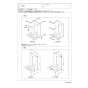 TOTO THD85 商品図面 施工説明書 分解図 ブラケット（タンク壁固定、機能部床固定用） 分解図1