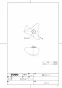 TOTO THY415 商品図面 分解図 陶器三角ハンドル 商品図面1
