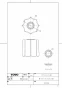 TOTO THY486 商品図面 分解図 アクリルハンドル部（大形）（青・赤インデックス付） 商品図面1