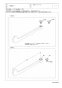 THY553-1 商品図面 分解図 金具レバーハンドル（210mm） 分解図1