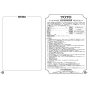 TOTO TK304A 取扱説明書 商品図面 施工説明書 分解図 浄水器専用水栓(浄水カートリッジ内蔵) 取扱説明書14
