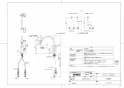 TOTO TKF51PN 商品図面 台付ミキシング混合水栓 商品図面1