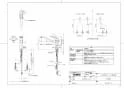 TOTO TKG38-1S 商品図面 キッチン用水栓/ビルトイン型浄水器付 Gシリーズ 商品図面1