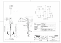 TOTO TKG38-1SA 取扱説明書 商品図面 施工説明書 キッチン用水栓/ビルトイン型浄水器付 Gシリーズ 商品図面1