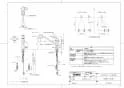 TKG38BS 商品図面 元止め式台付シングル混合水栓 商品図面1